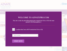 Tablet Screenshot of advatepro.com